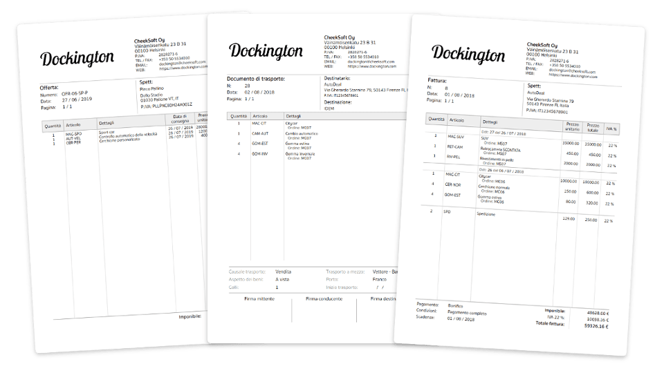 Documents in Dockington