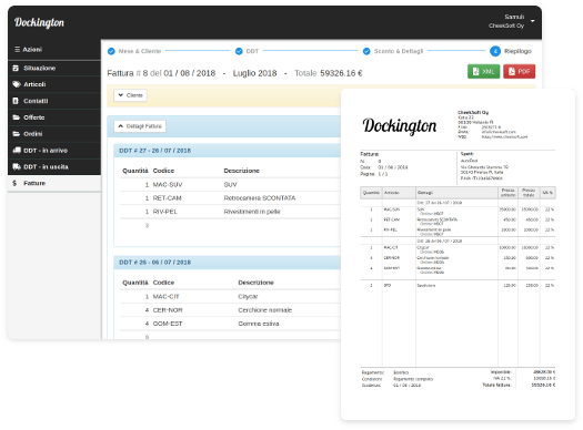 Dockington, software per gestionale documentale